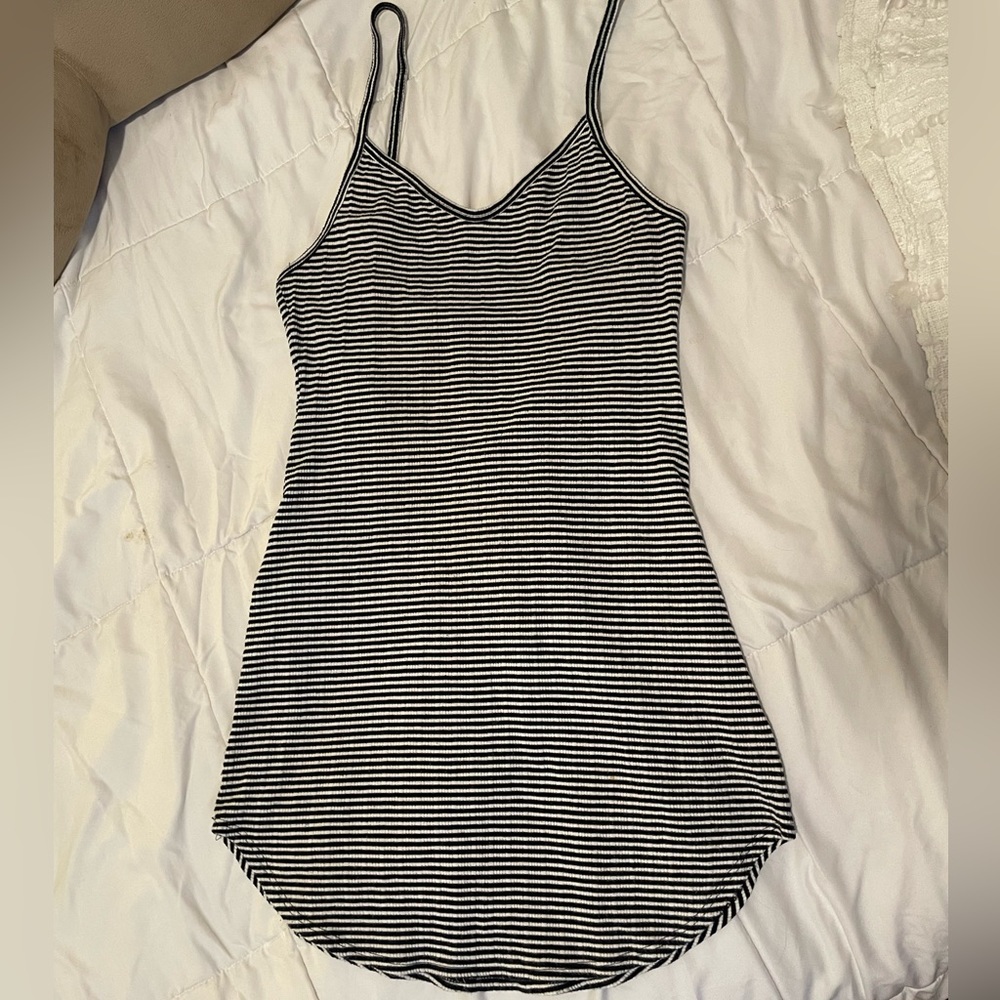 Thin Stripe Tank Dress